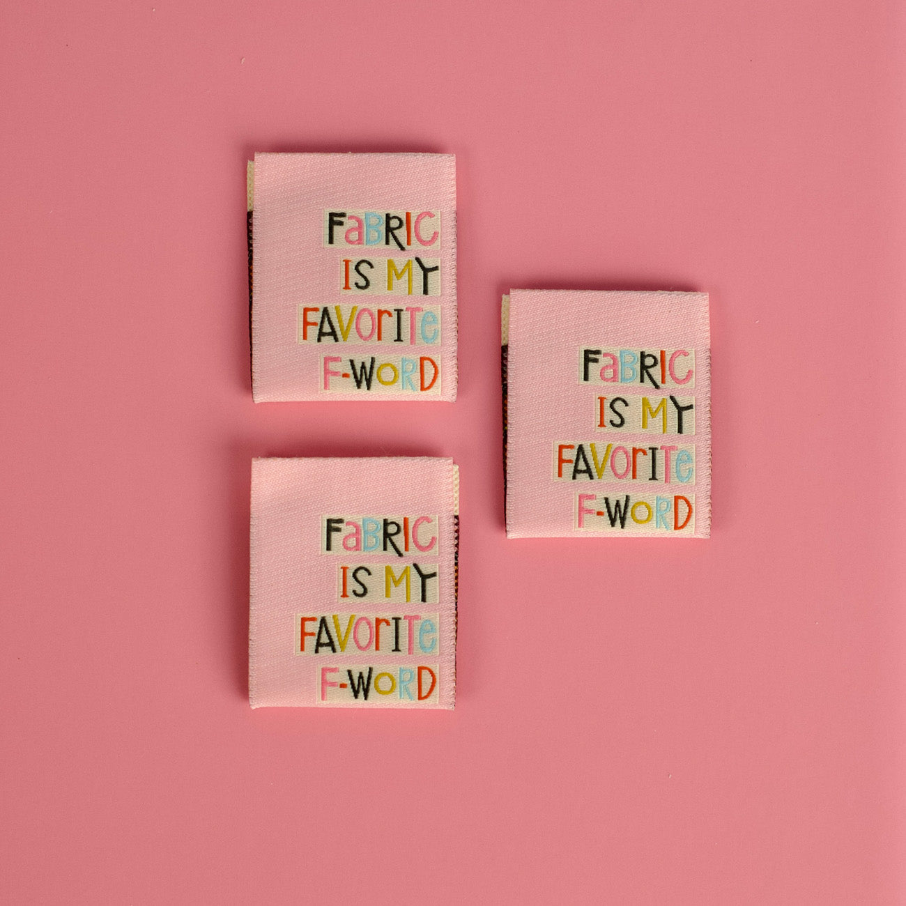 Fabric Fword - Sewing Labels