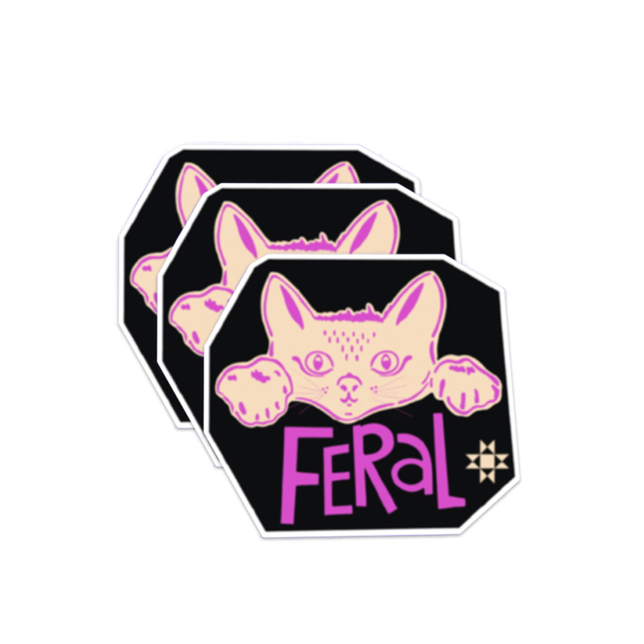 Feral Sticker