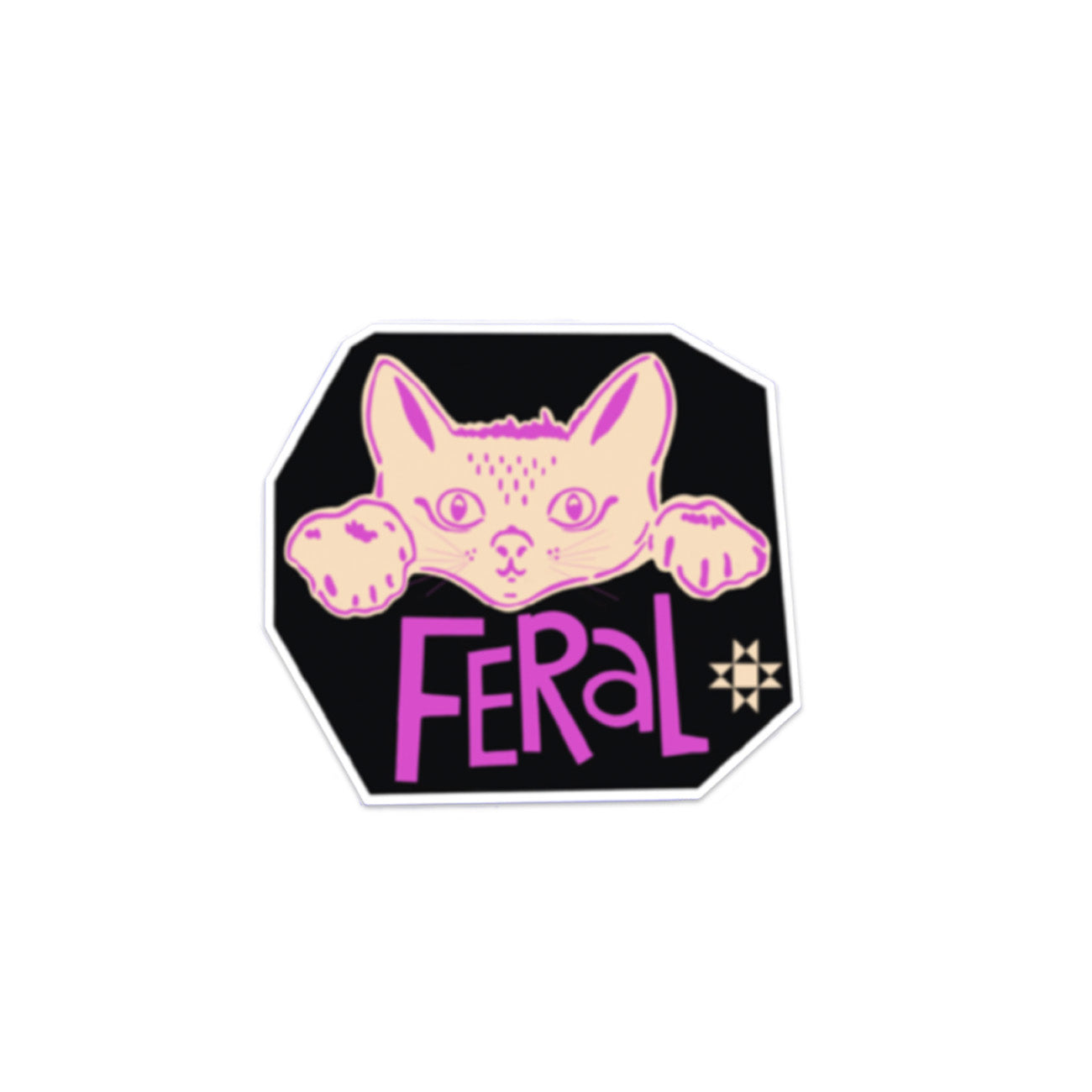 Feral Sticker