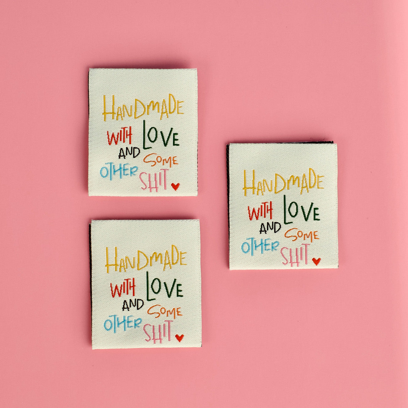 Handmade with Love and Some - Sewing Labels