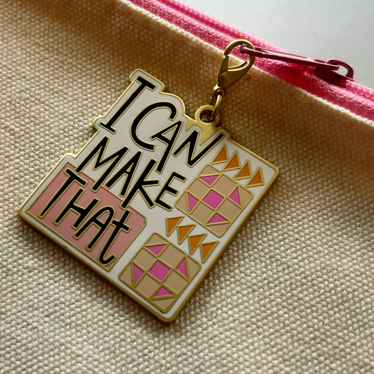 I can Make That - Enamel Charm
