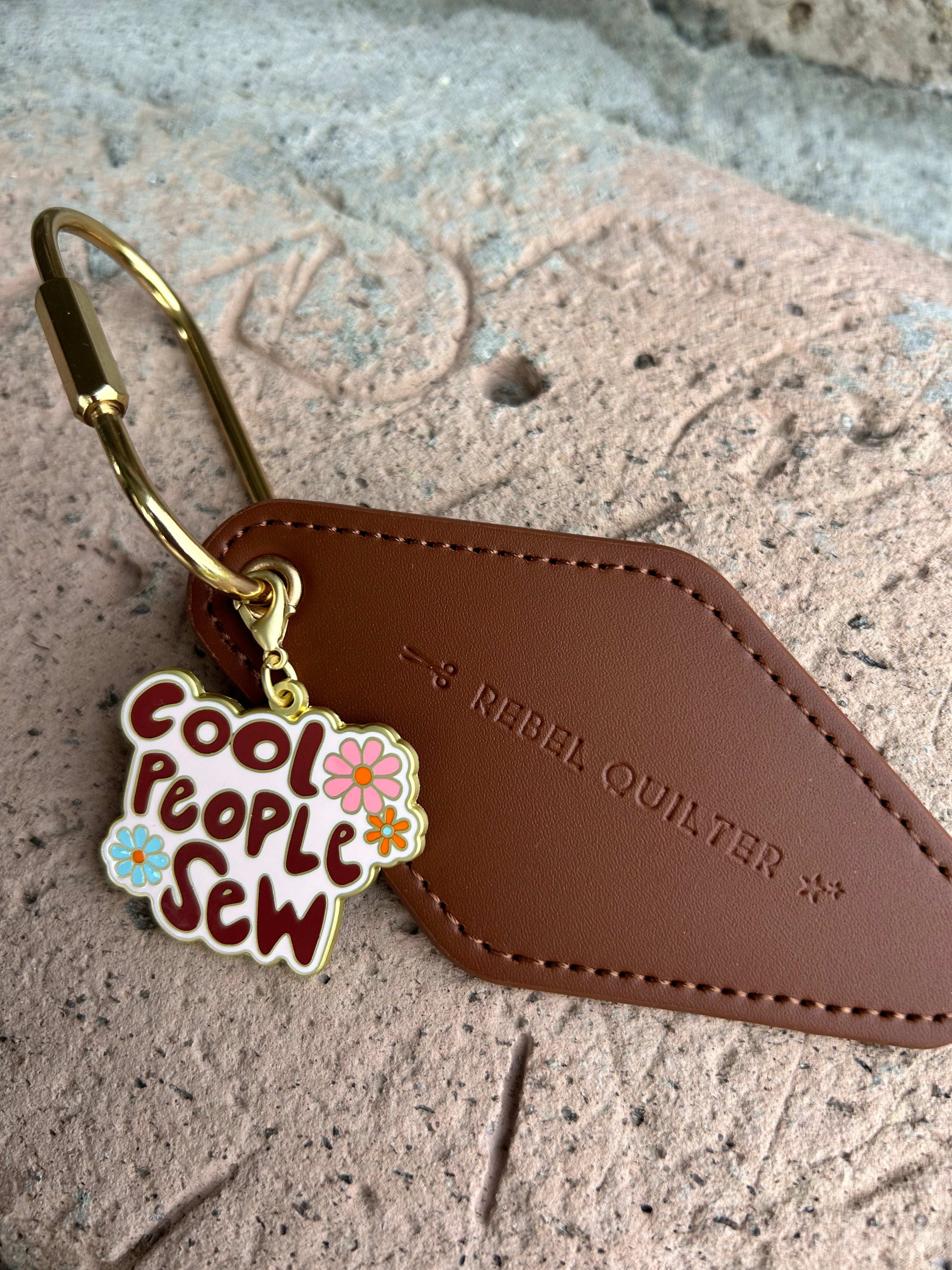 Rebel Quilter - Vegan Leather Keychain