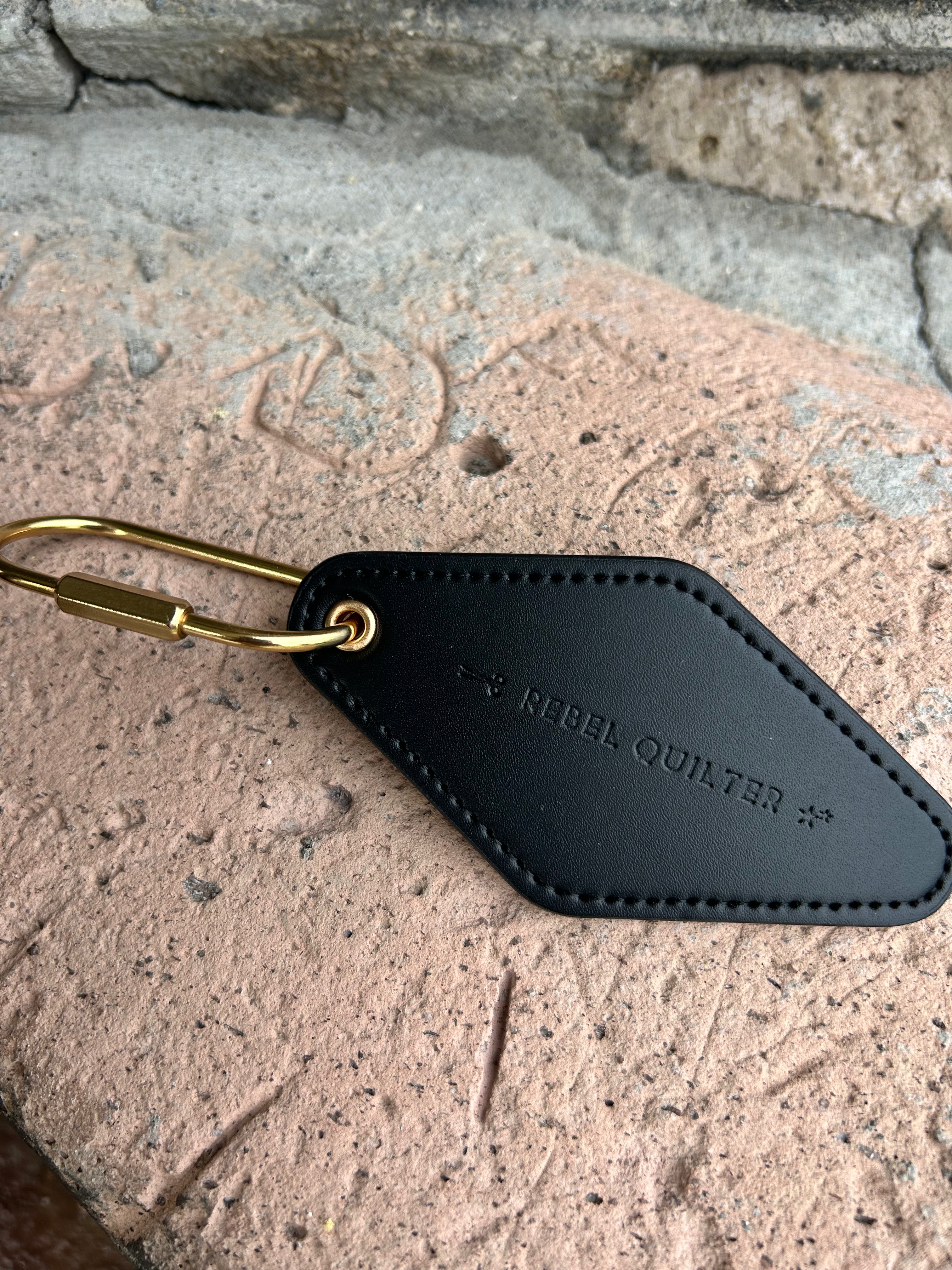 Rebel Quilter - Vegan Leather Keychain