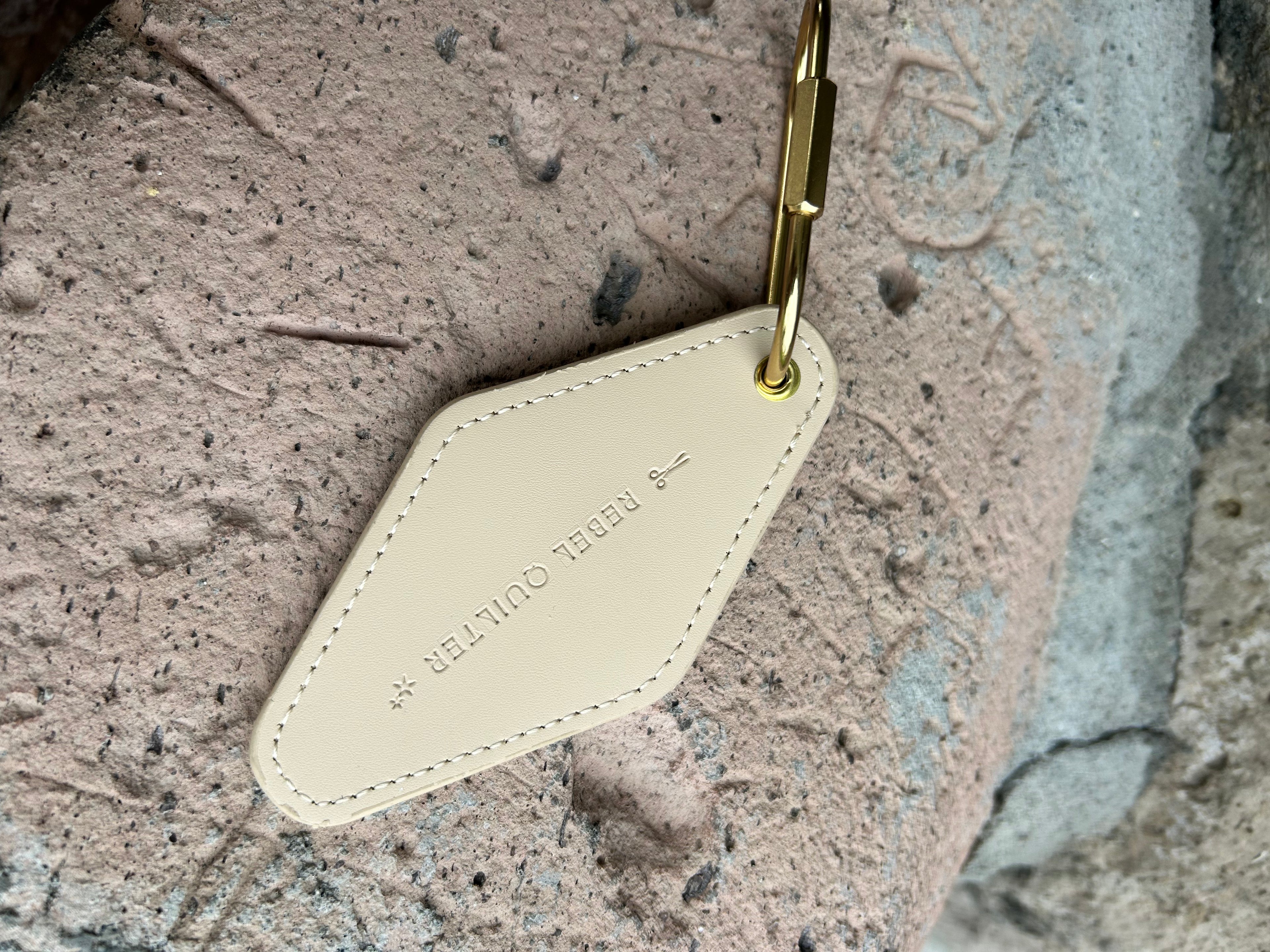 Rebel Quilter - Vegan Leather Keychain