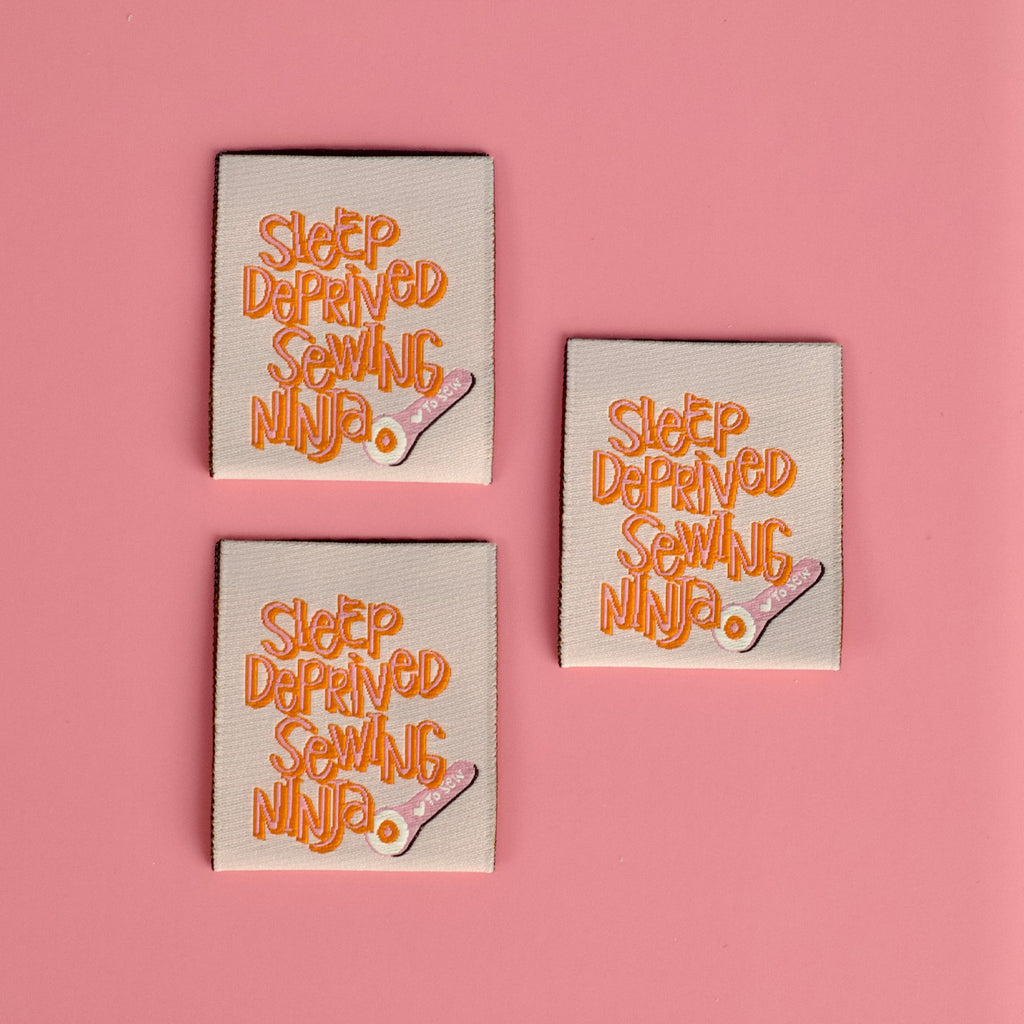 Sleep Deprived- Sewing Labels
