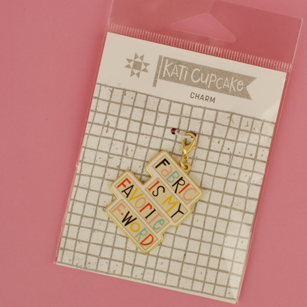 Fabric F-Word - Enamel Charm