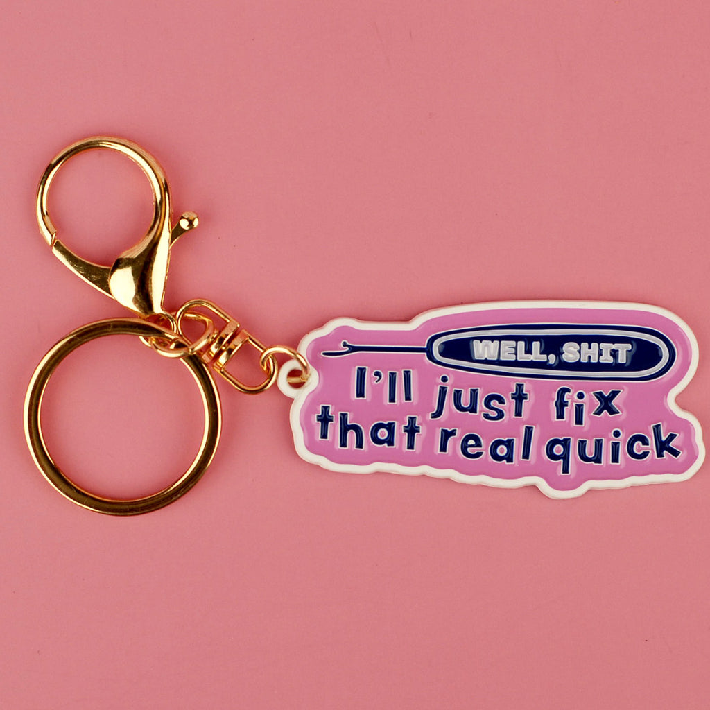 I'll Fix That! - Enamel Keychain