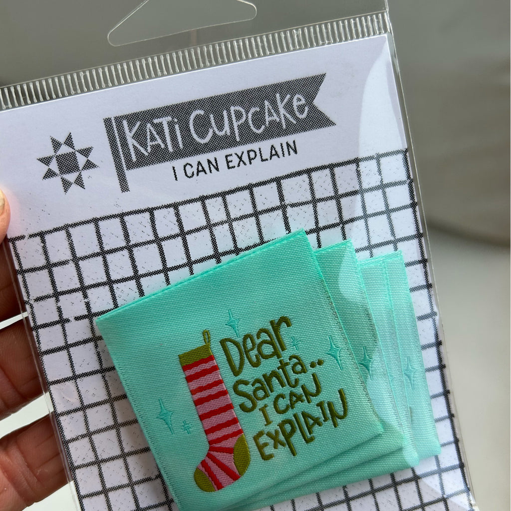I Can Explain - Sew in Labels