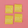 Love In Every Stitch - Labels