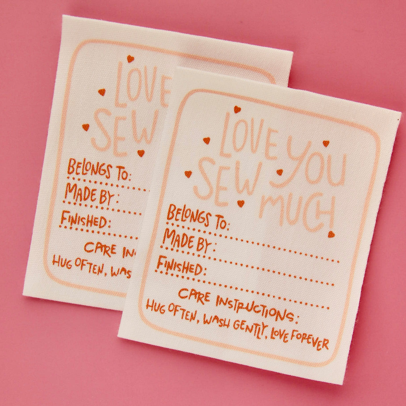 Love You Sew Much - Sewing Labels